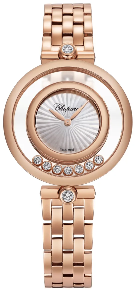 Chopard Happy Diamonds 209426-5002 32mm Rose gold and 18k rose gold Mother-of-pearl