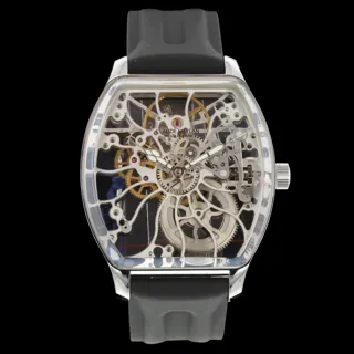 Claude Meylan Turtle skeleton 6047 SN 41mm Stainless steel