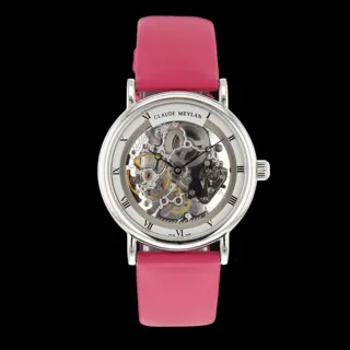 Claude Meylan Skeleton 6042 35mm Stainless steel