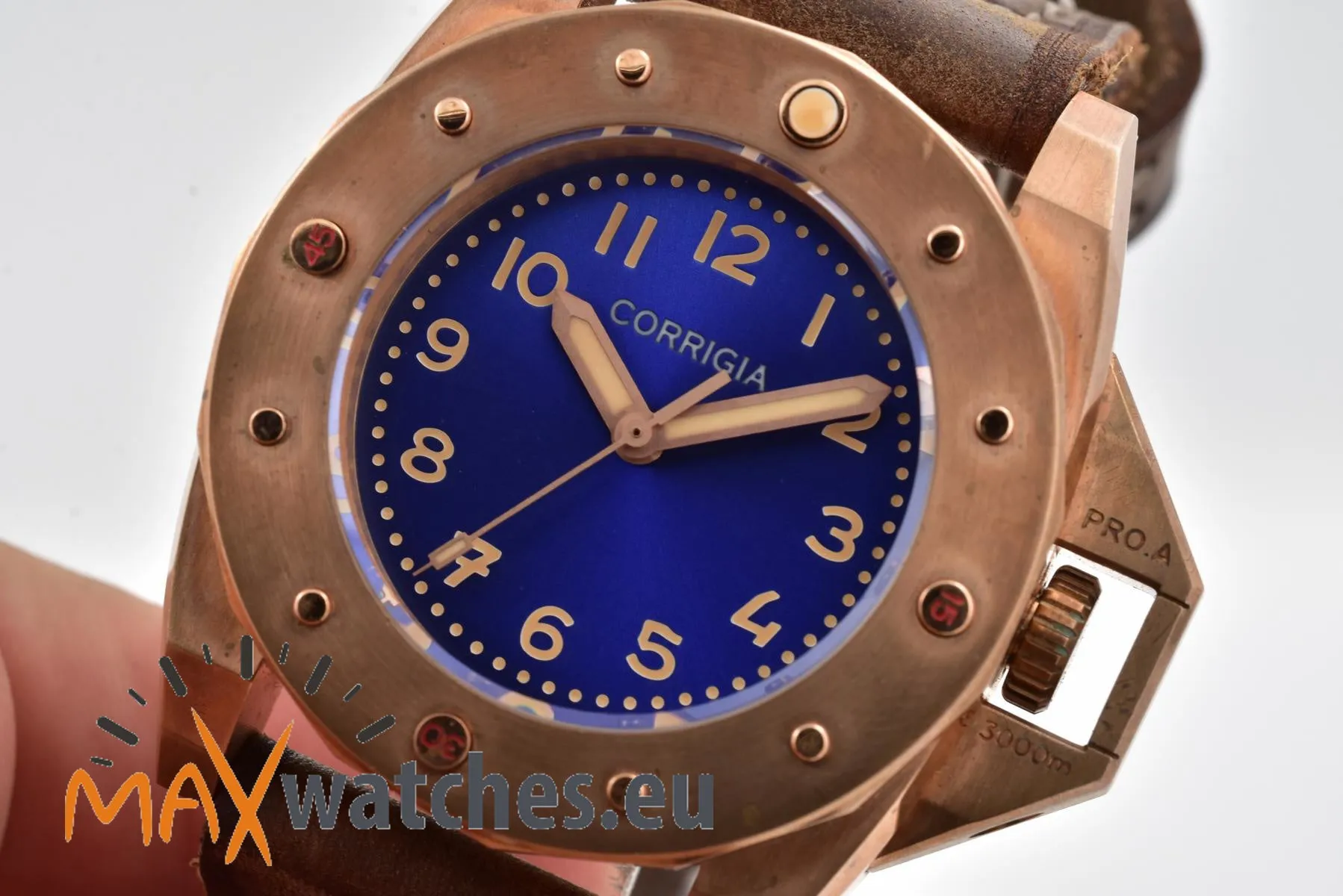 Corrigia AS-608-576-577-573 47mm Bronze Blue 9