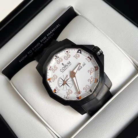 Corum Admiral's Cup Challenger 48mm Titanium White