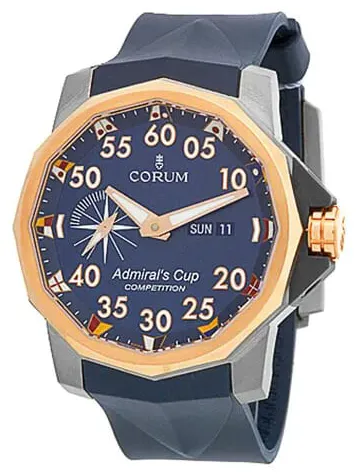 Corum Admiral's Cup Tides 947.933.05.0373.AB32 48mm Rose gold Blue