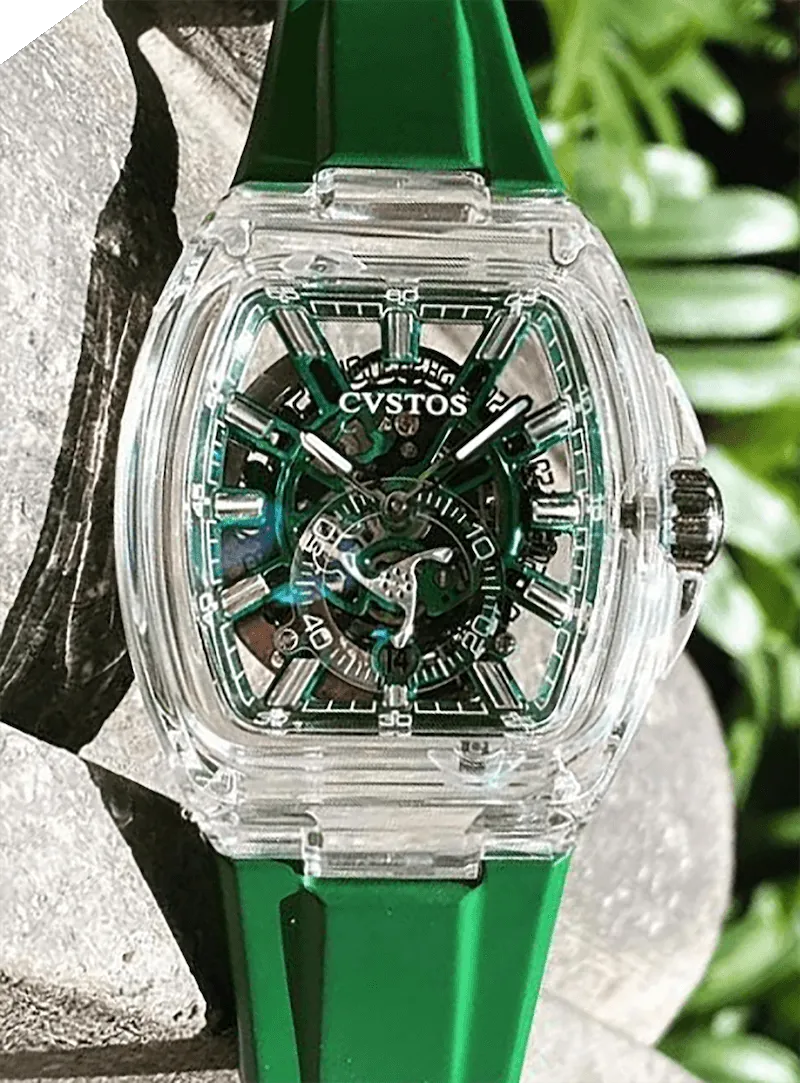 Cvstos Sealiner PS 53.5mm Sapphire Crystal Skeletonized