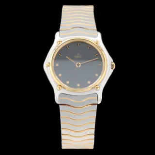 Ebel Classic Wave 181909 Yellow gold and Stainless steel Gray