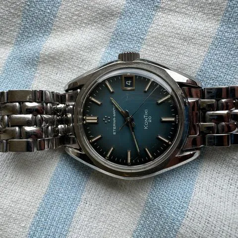 Eterna Kontiki 130TT 37mm Stainless steel Blue 6