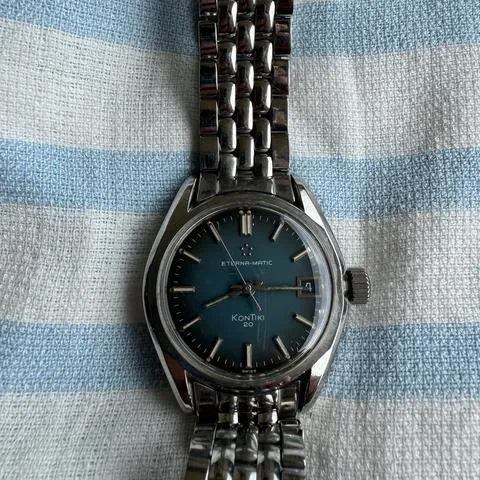 Eterna Kontiki 130TT 37mm Stainless steel Blue 10