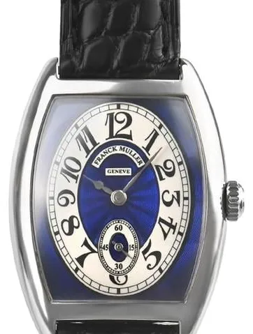 Franck Muller Casablanca 7502 S6 32mm White gold Blue