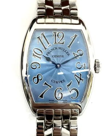 Franck Muller Cintree Curvex 7502 QZ 29mm Stainless steel Blue