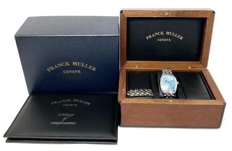 Franck Muller Cintree Curvex 7502 QZ 29mm Stainless steel Blue 1