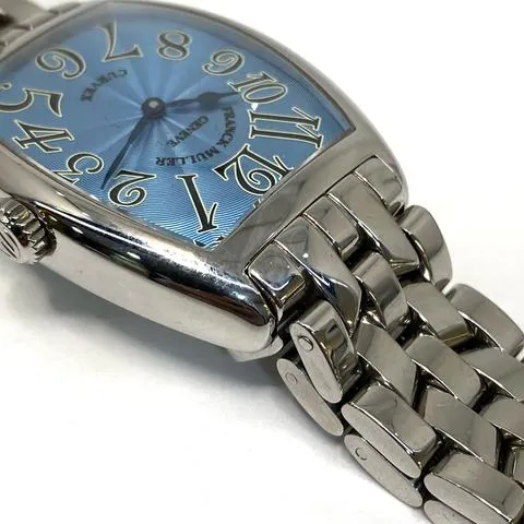 Franck Muller Cintree Curvex 7502 QZ 29mm Stainless steel Blue 2