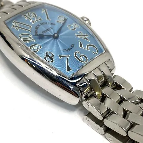 Franck Muller Cintree Curvex 7502 QZ 29mm Stainless steel Blue 3