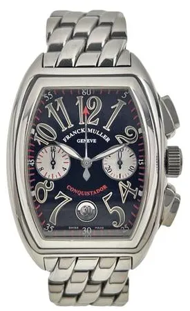 Franck Muller Conquistador 8005 sc 35mm Stainless steel Black