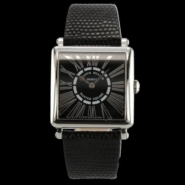 Franck Muller Master Square 6002 M QZ REL R 32mm Stainless steel Black