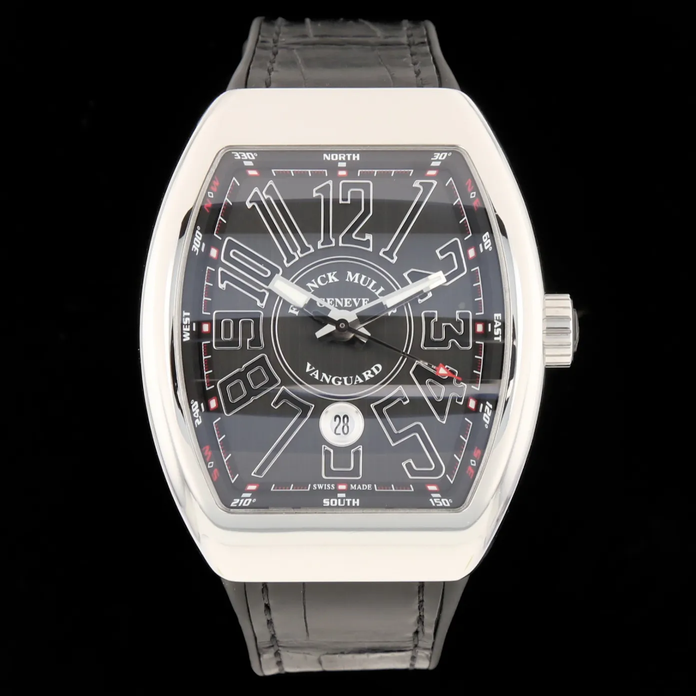 Franck Muller Vanguard V 45 SC DT 44mm Stainless steel Black