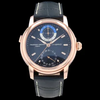 Frédérique Constant Classic FC-750N4H4-CL 42mm plated steel$rose gold Blue