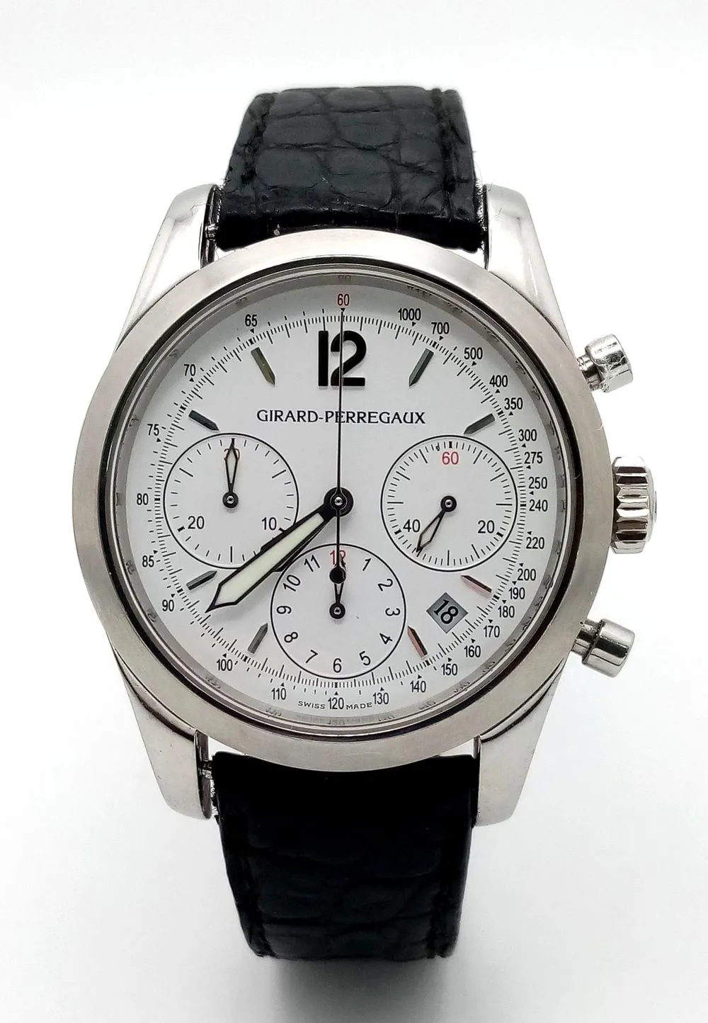 Girard-Perregaux 40mm Stainless steel White