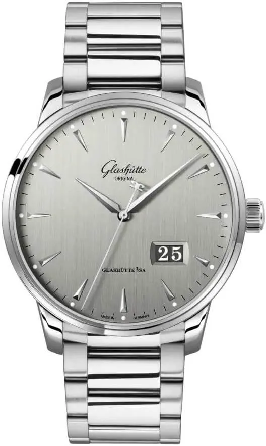 Glashütte Senator Excellence 1-36-03-03-02-71 42mm Stainless steel Grey , Silver