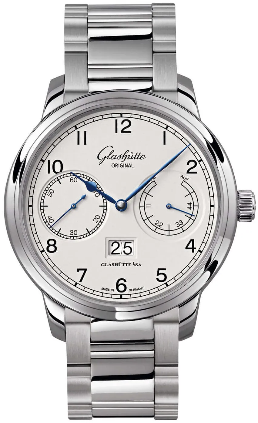 Glashütte Senator Observer 100-14-05-02-14 44mm Stainless steel Silver