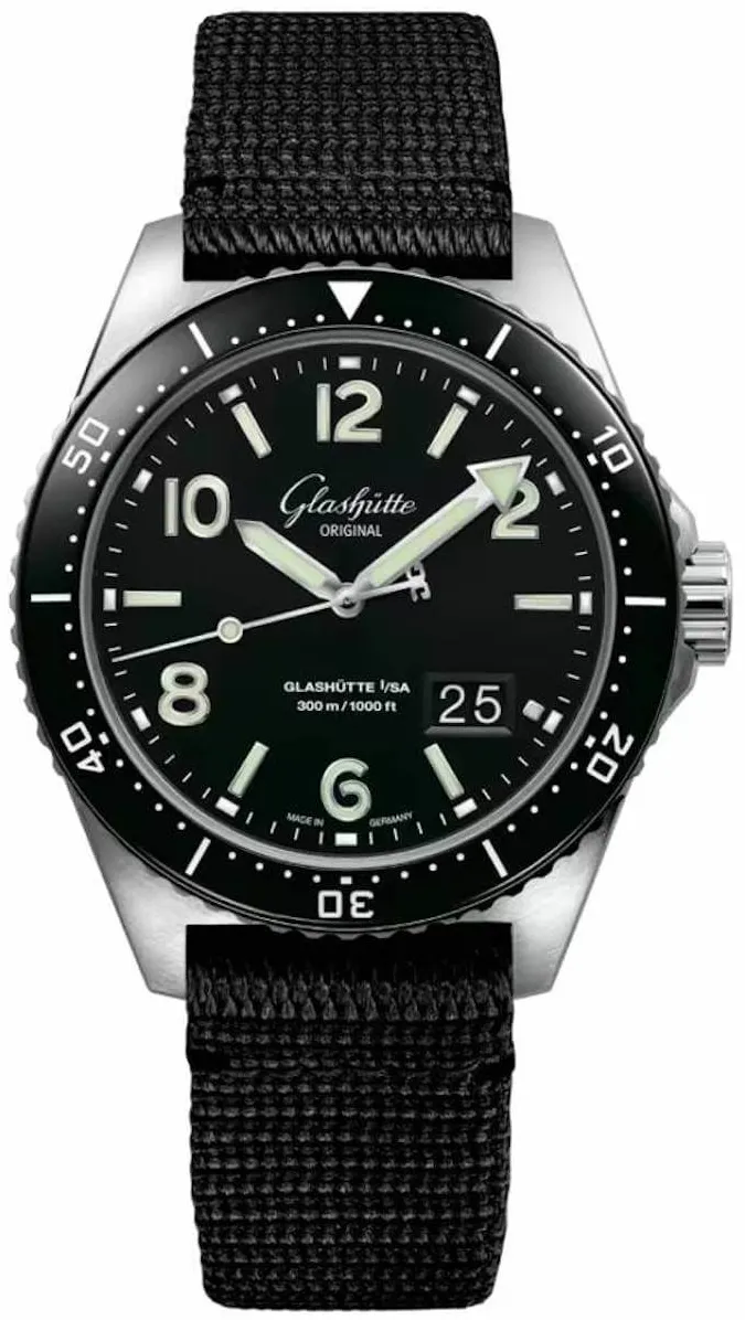 Glashütte Spezialist 1-36-13-01-80-35 43mm Stainless steel Black