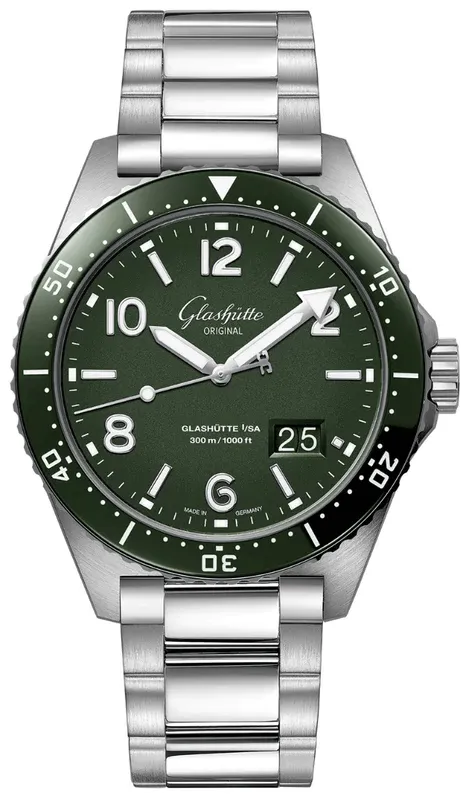 Glashütte Spezialist 1-36-13-07-83-70 43mm Stainless steel Green