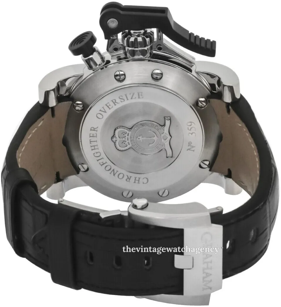 Graham Chronofighter Oversize 2OVGS.B12A 47mm Stainless steel Black 2