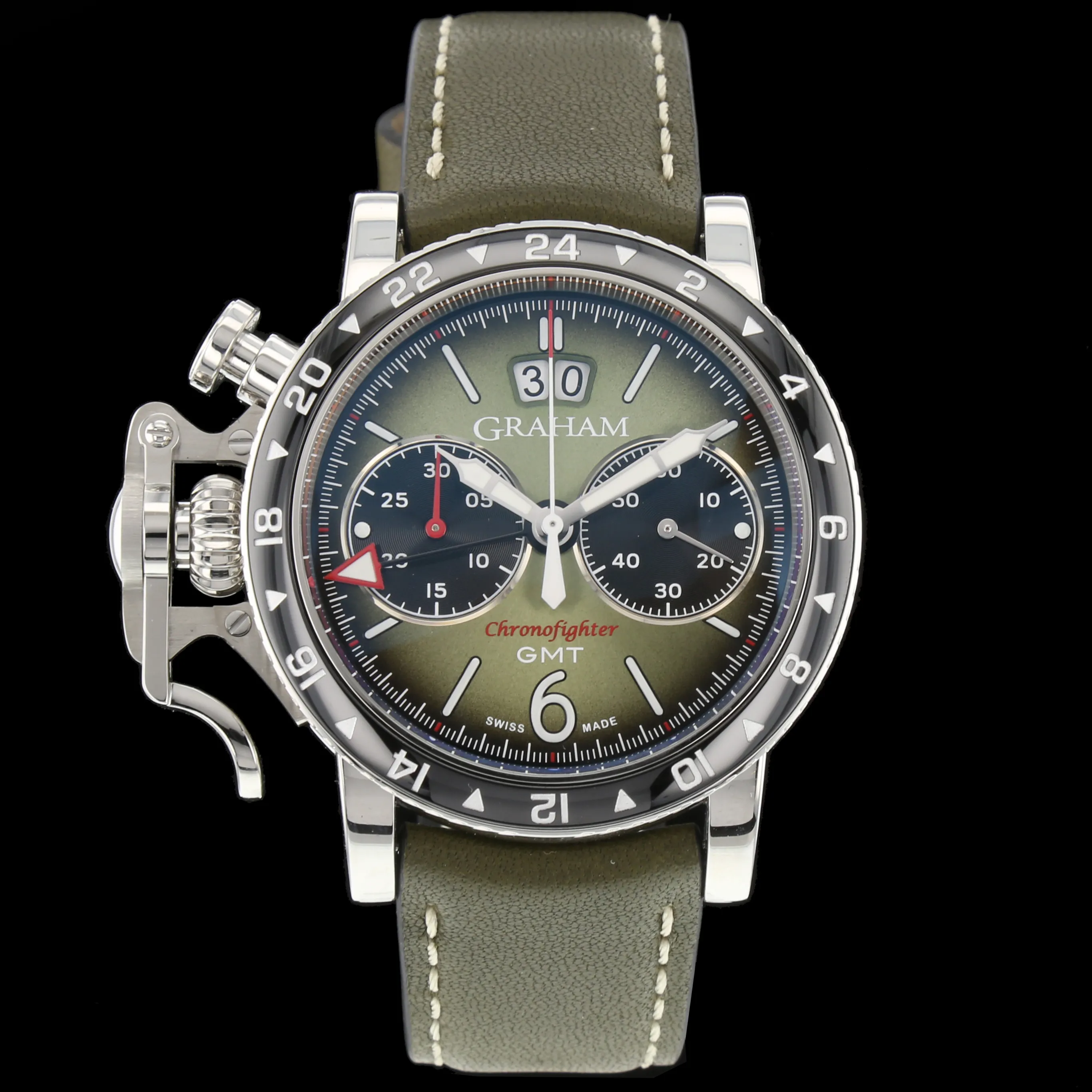 Graham Chronofighter 2CVBS. G01A 44mm Stainless steel