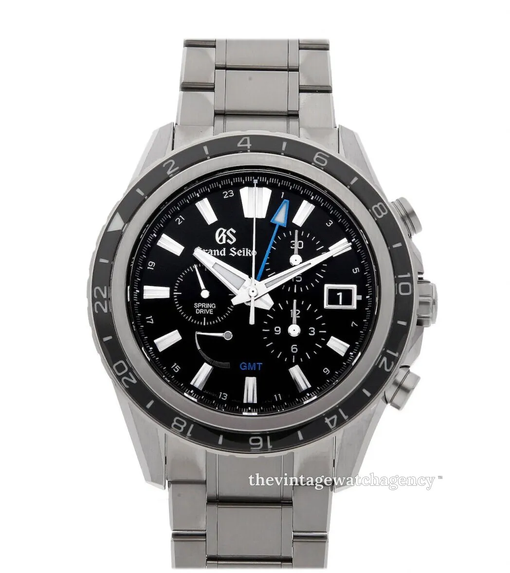 Grand Seiko Evolution 9 SBGC251G 45.5mm Brushed/polished titanium Black