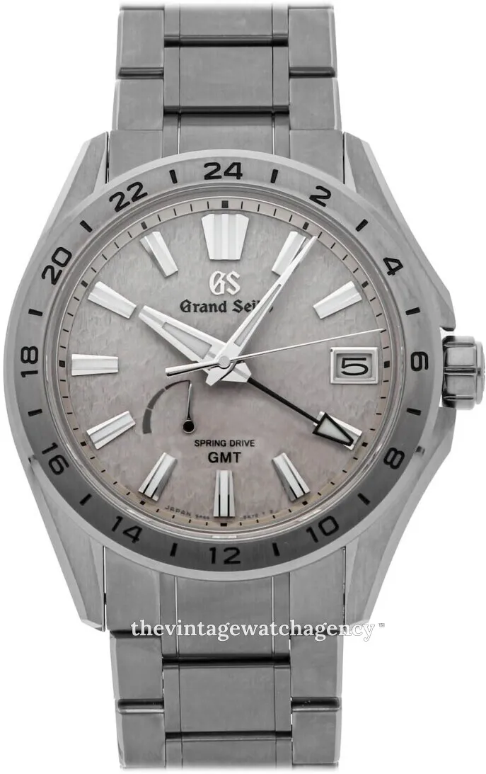 Grand Seiko Evolution 9 SBGE285G 41mm Polished titanium White