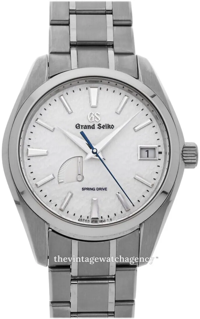 Grand Seiko Spring Drive SBGA211G 41mm Brushed/polished titanium White