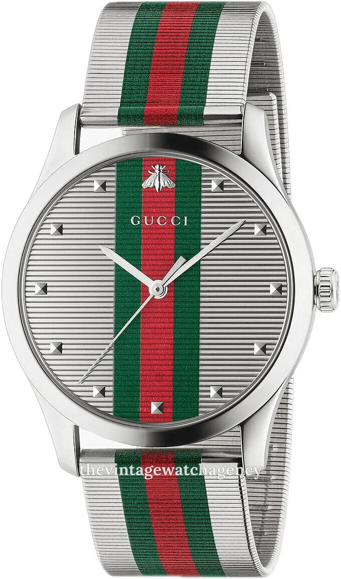 Gucci G-Timeless YA126284 42mm Stainless steel Multi-colored