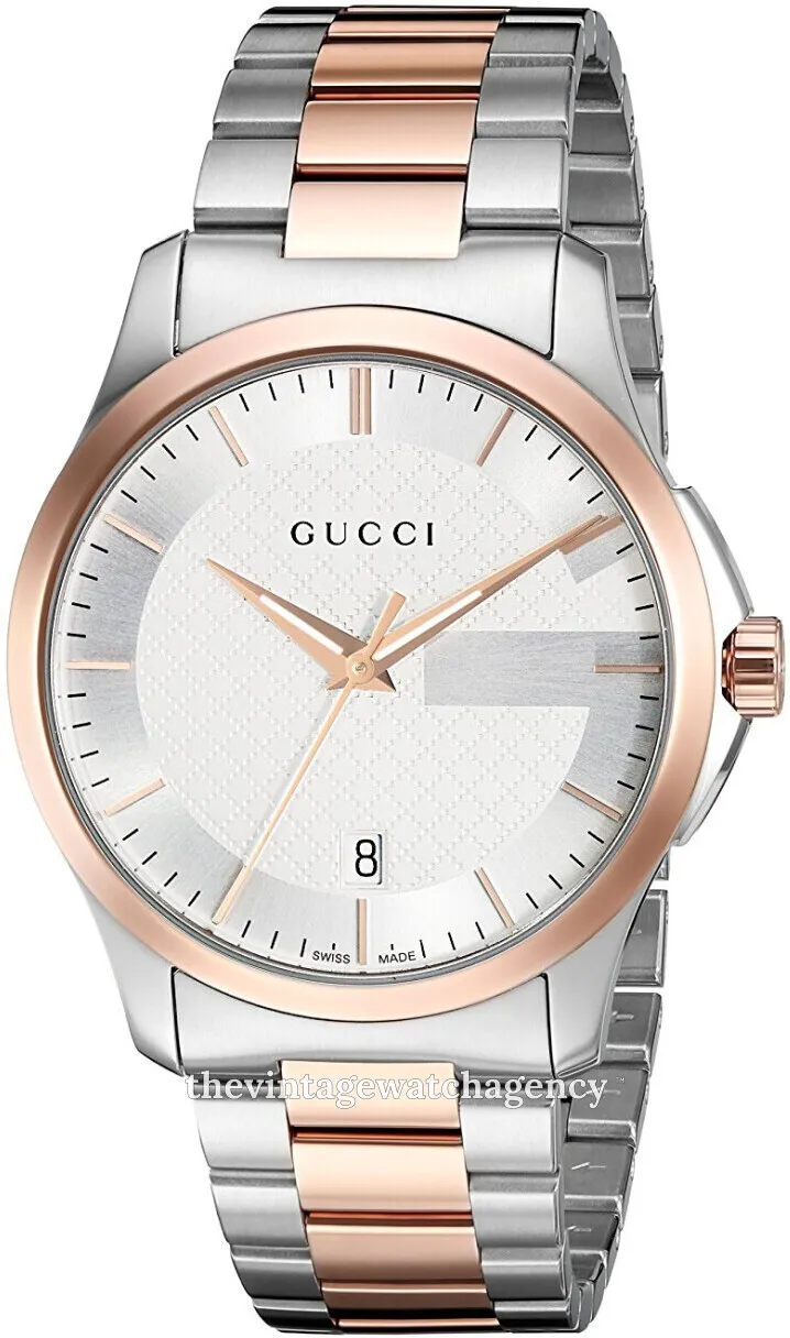 Gucci G-Timeless YA126473 38mm Stainless steel Silver