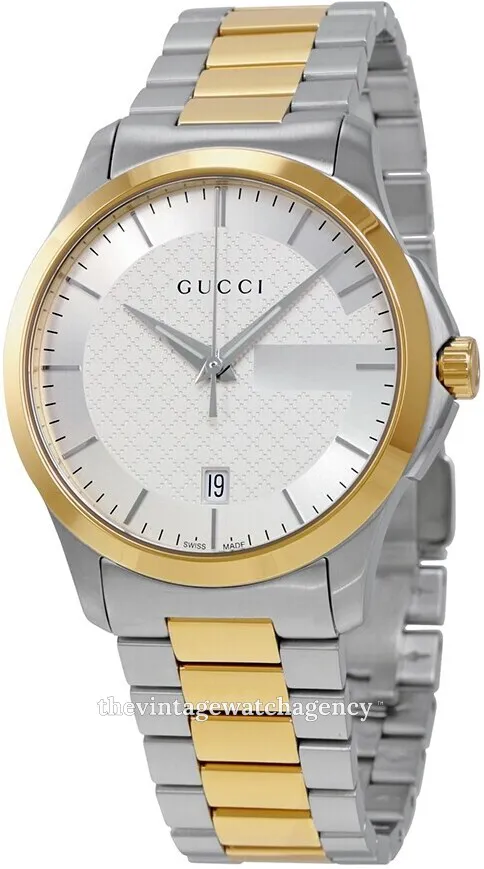 Gucci G-Timeless YA126450 38mm Stainless steel Silver