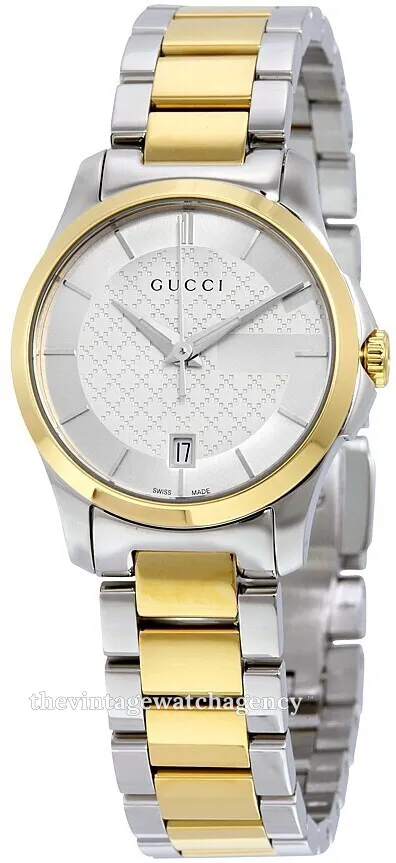 Gucci G-Timeless YA126531 27mm Stainless steel Silver