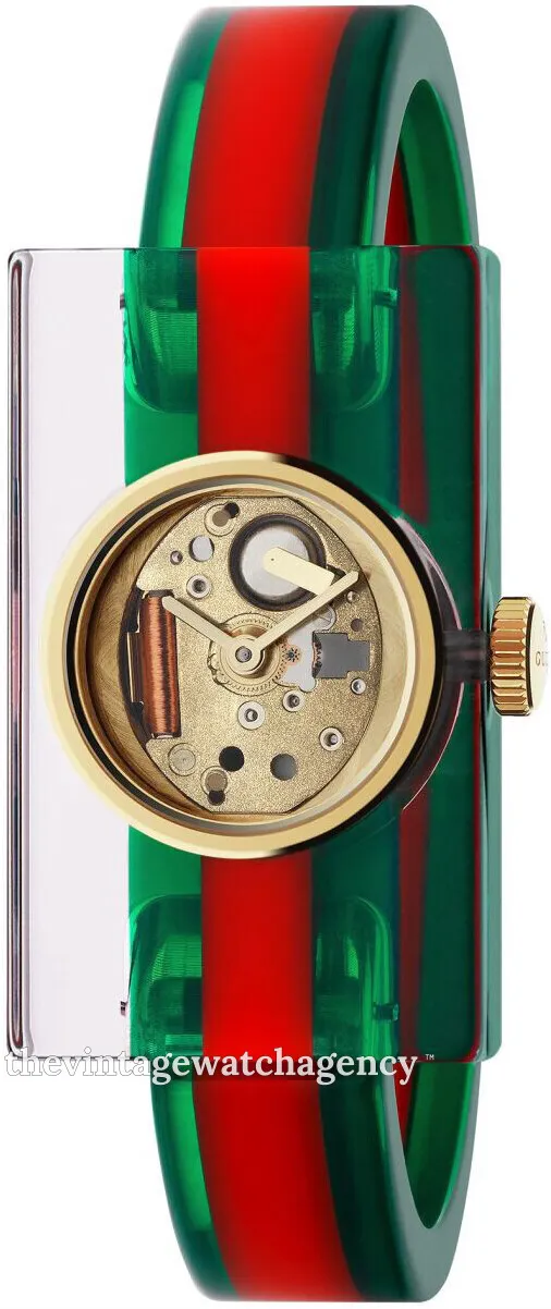 Gucci YA143501 Resin plastic Skeleton dial skeleton dial