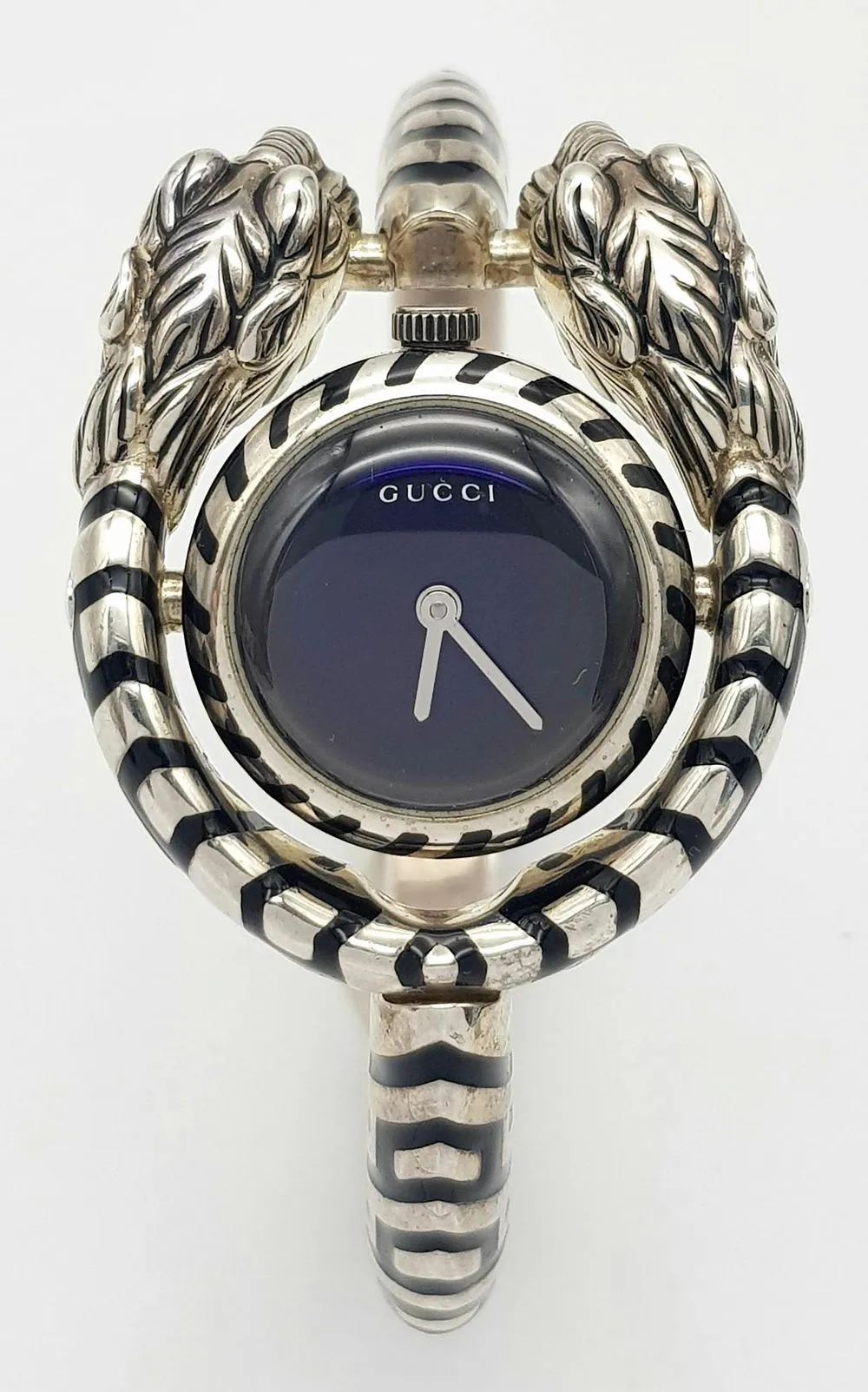 Gucci 24mm Silver Black