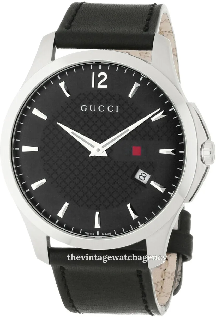 Gucci 126 LG YA126304 40mm Stainless steel Black