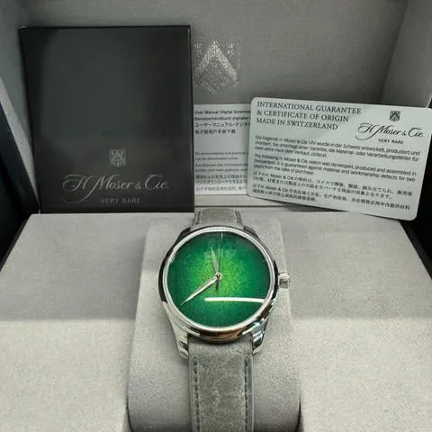 H. Moser & Cie. Endeavour 1200-1233 40mm Stainless steel Green