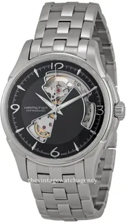 Hamilton Jazzmaster H32565135 Stainless steel Black skeleton dial