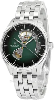 Hamilton Jazzmaster H32675160 Stainless steel Green skeleton dial