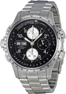 Hamilton Khaki Aviation H77616133 Stainless steel Black