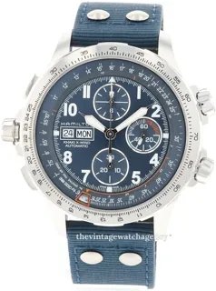 Hamilton Khaki Aviation H77906940 Stainless steel Blue