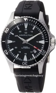 Hamilton Khaki Navy H82335331 Stainless steel Black