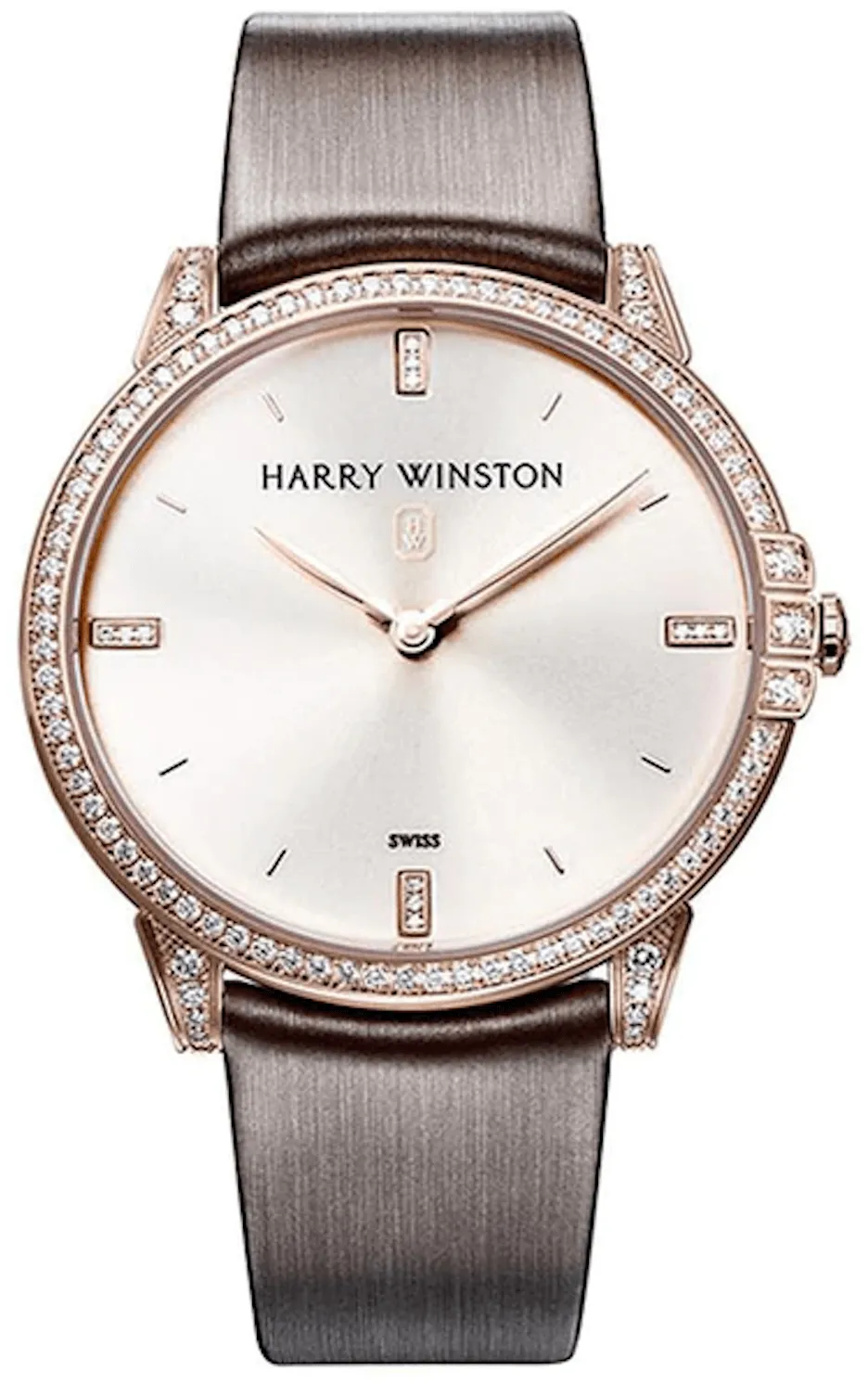 Harry Winston Midnight MIDQHM39RR002 39mm Rose gold and Diamond Champagne and Rose gold