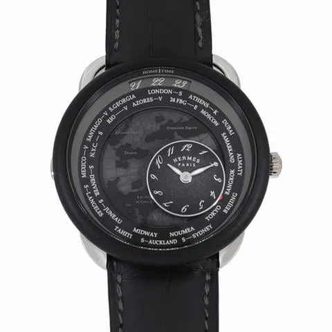 Hermès Arceau W057198WW00 41mm Platinum Black