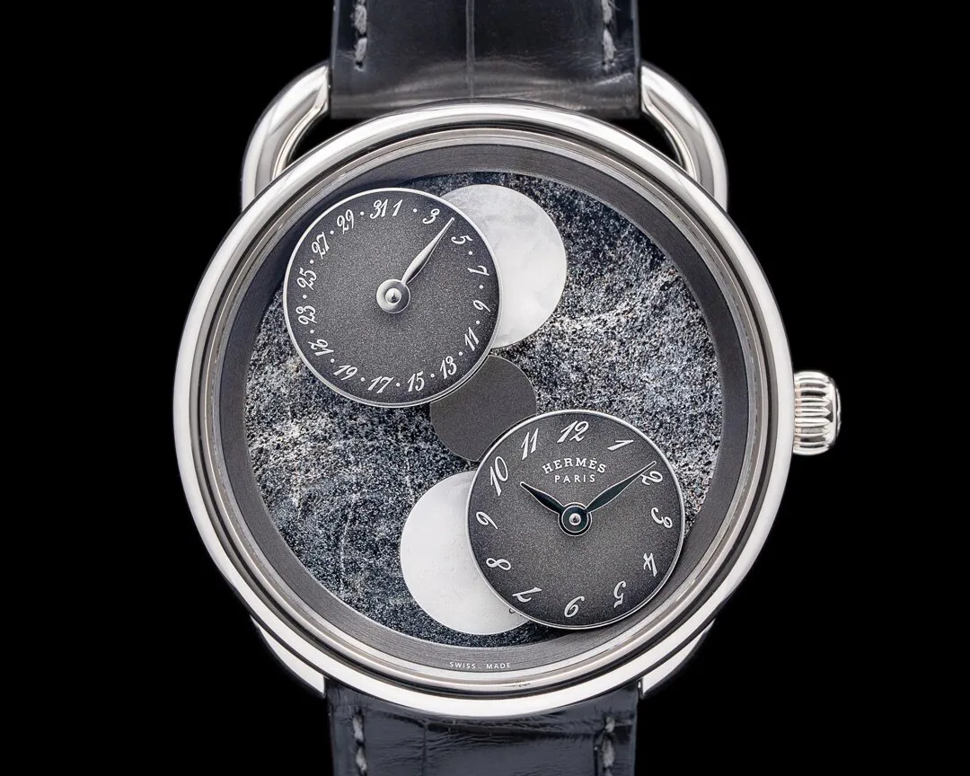 Hermès Arceau 43mm White gold