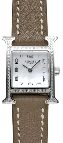 Hermès Heure H HH1.131 17mm Stainless steel Mother-of-pearl