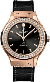 Hublot Classic Fusion 45, 42, 38, 33  565.OX.1480.LR.1204 18k rose gold Black