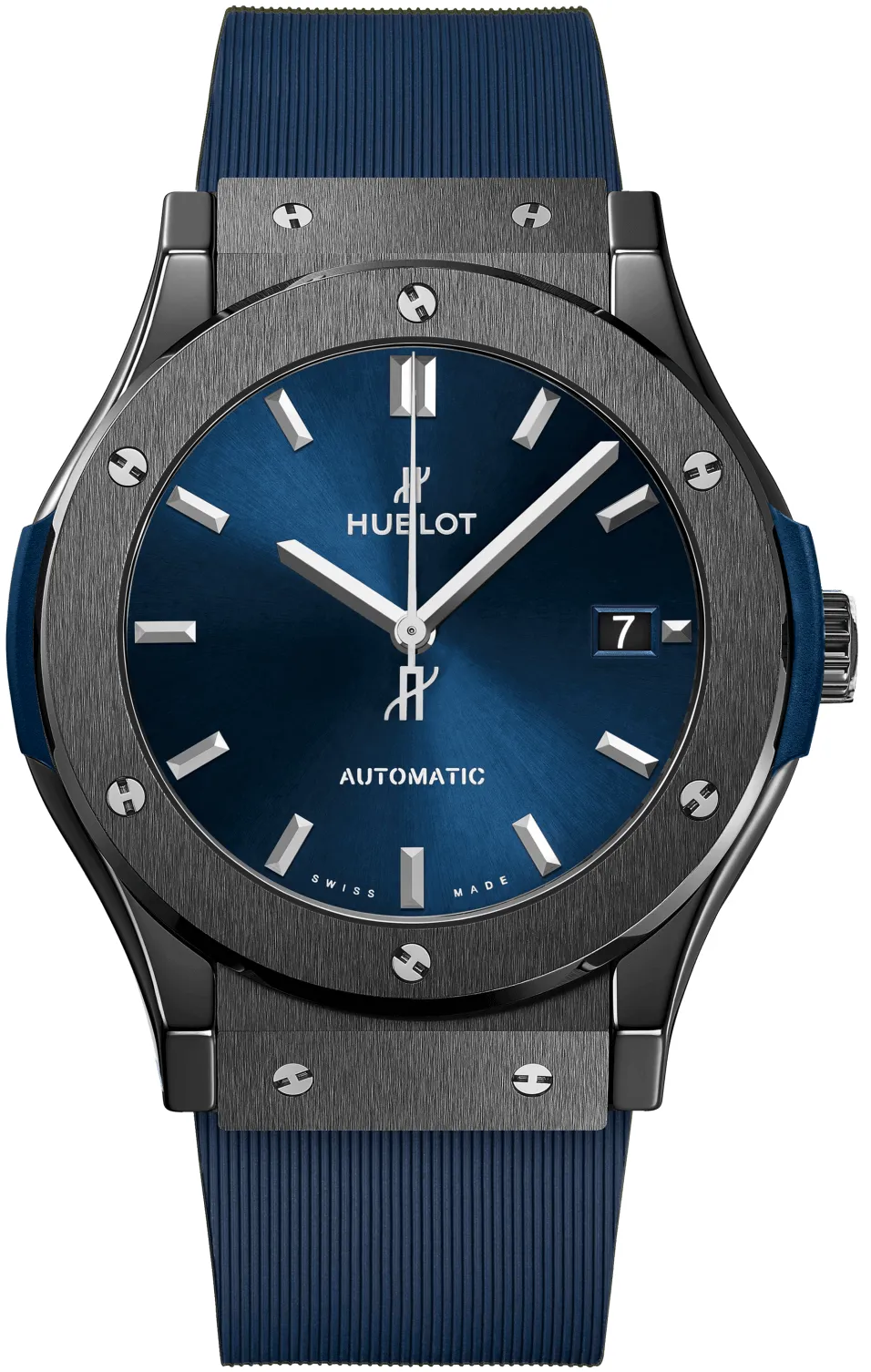 Hublot Classic Fusion 511.CM.7170.RX 45mm Black ceramic Blue