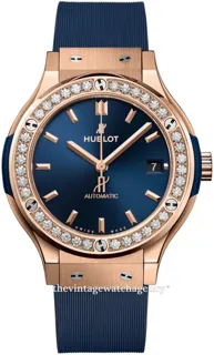 Hublot Classic Fusion 565.OX.7180.RX.1204 Yellow gold Blue