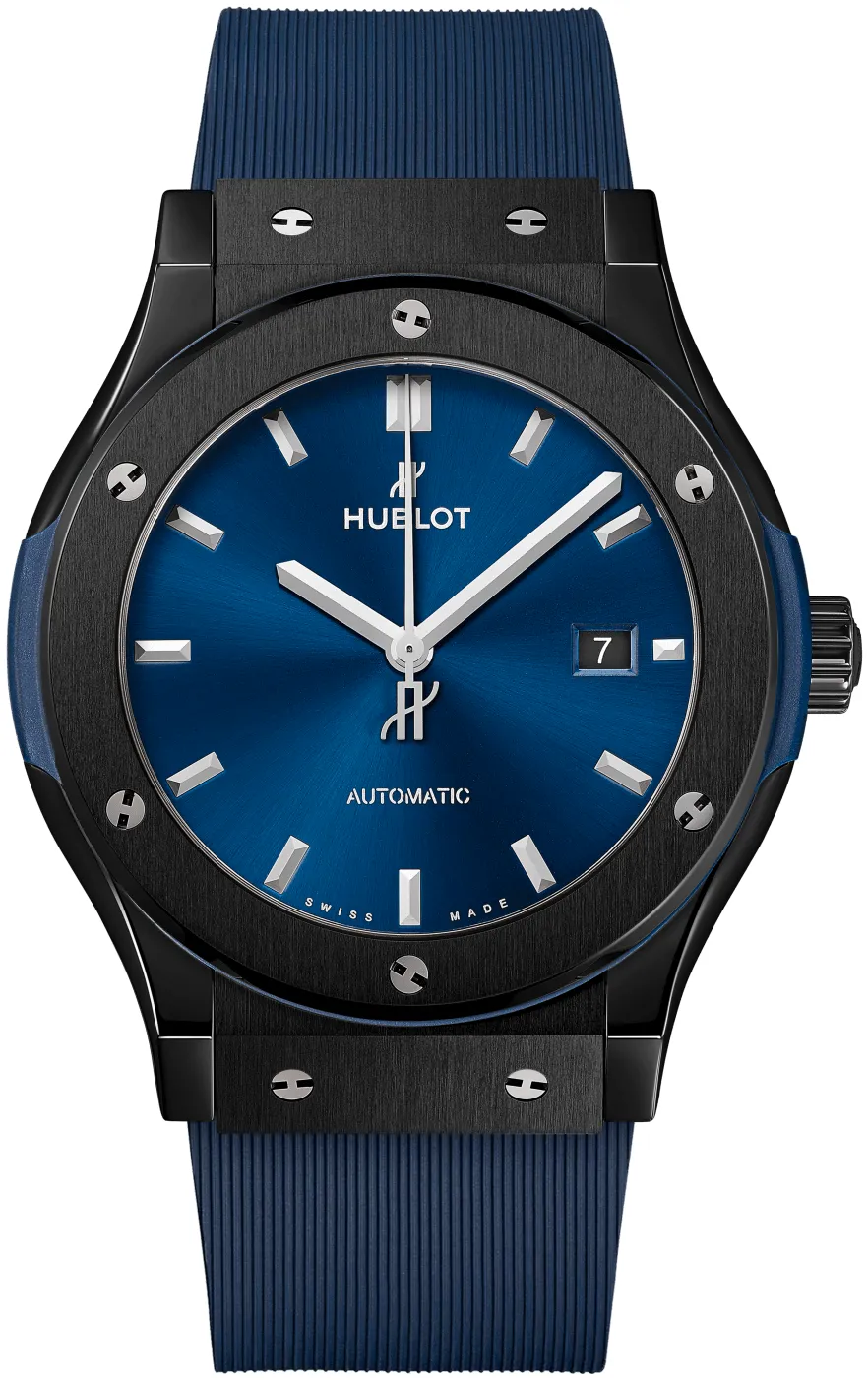 Hublot Classic Fusion 581.CM.7170.RX 33mm Black ceramic Blue